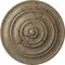Ekena Millwork Classic Ceiling Medallion (Fits Canopies up to 4 1/8"), 13 1/4"OD x 1/2"P, Gobi Desert Crackle CM13CLGDC - alternate 1